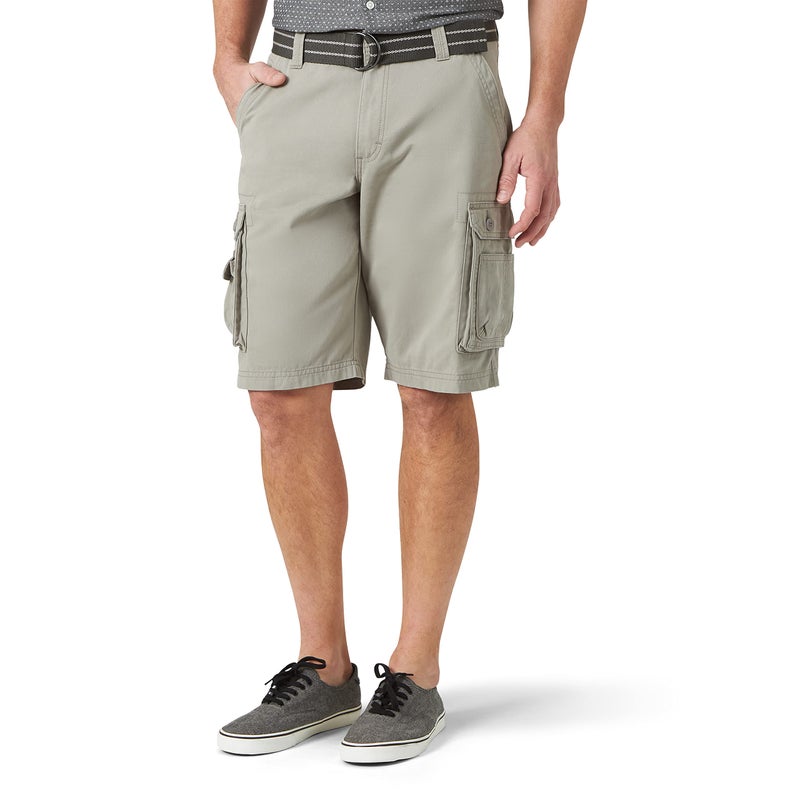 Lee mens Dungarees New Belted Wyoming Cargo Shorts, Cement, 42 US - Image 1